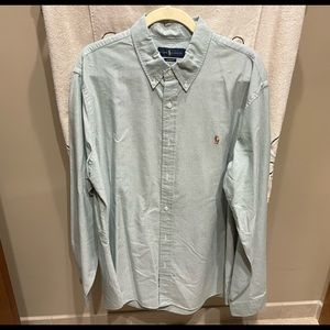 XXL Light Green Polo Buttondown Shirt